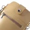 Universal Pu Læder Taske Etui Med Skulderrem Til Samsung Sony Htc – Beige Universal Pu Læder Taske Etui Med Skulderrem Til Samsung Sony Htc - Beige