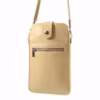 Universal Pu Læder Taske Etui Med Skulderrem Til Samsung Sony Htc – Beige Universal Pu Læder Taske Etui Med Skulderrem Til Samsung Sony Htc - Beige