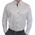 Tailormade – Skjorte Hvid Silke Tailormade - Skjorte Hvid Silke