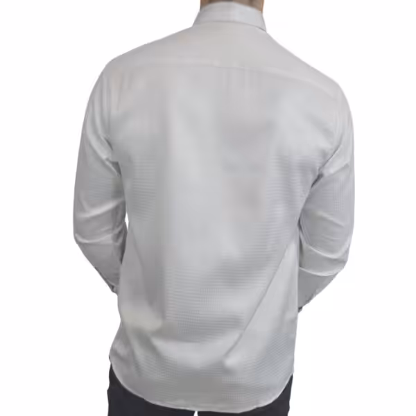 Tailormade – Skjorte Hvid Silke Tailormade - Skjorte Hvid Silke