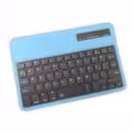 Dansk Bluetooth Tastatur Med Læder Etui Til Ipad Air 1 – Blå Dansk Bluetooth Tastatur Med Læder Etui Til Ipad Air 1 - Blå