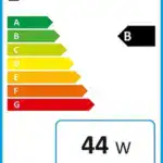 wv08039sl-energimaerke Energimærke B, 44W, 73L, Eldom vandvarmer