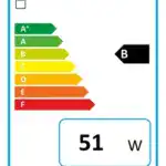 wv12046sl-energimaerke Energieffektivitetsmærke EU for opvaskemaskine, klasse B, 51W