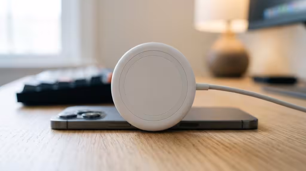 MagSafe oplader til hurtig trådløs opladning