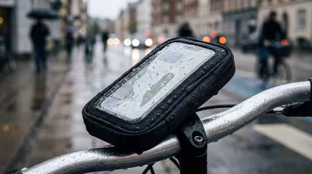 Mobilholder til cykel