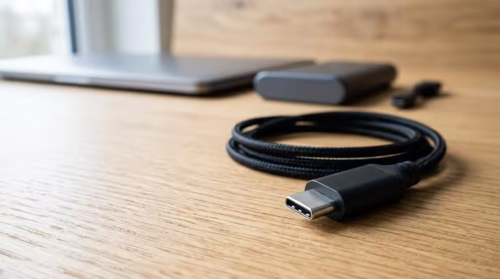 USB-C kabel til mobil, tablet og laptop