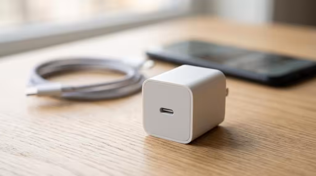 USB-C oplader til mobil og tablet