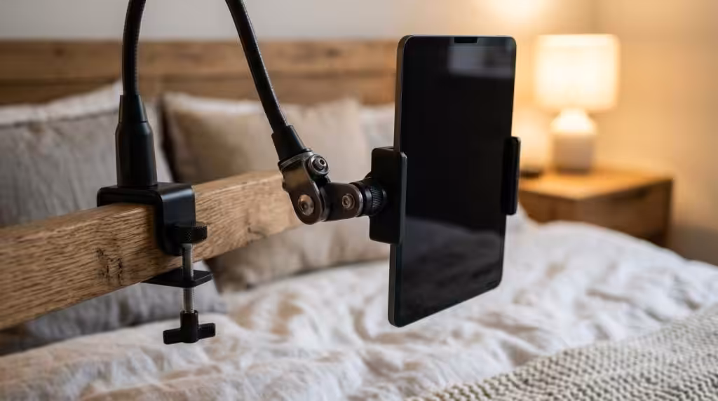 Tablet holder til sofa og seng